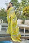 Pranjali By Vallabhi Chiffon Printed Daily Wear Saree Exporters In India
